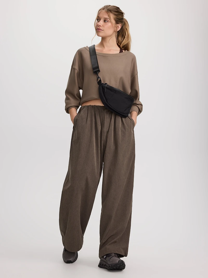 Pantalon jogger en maille tissée