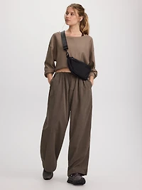 Pantalon jogger en maille tissée