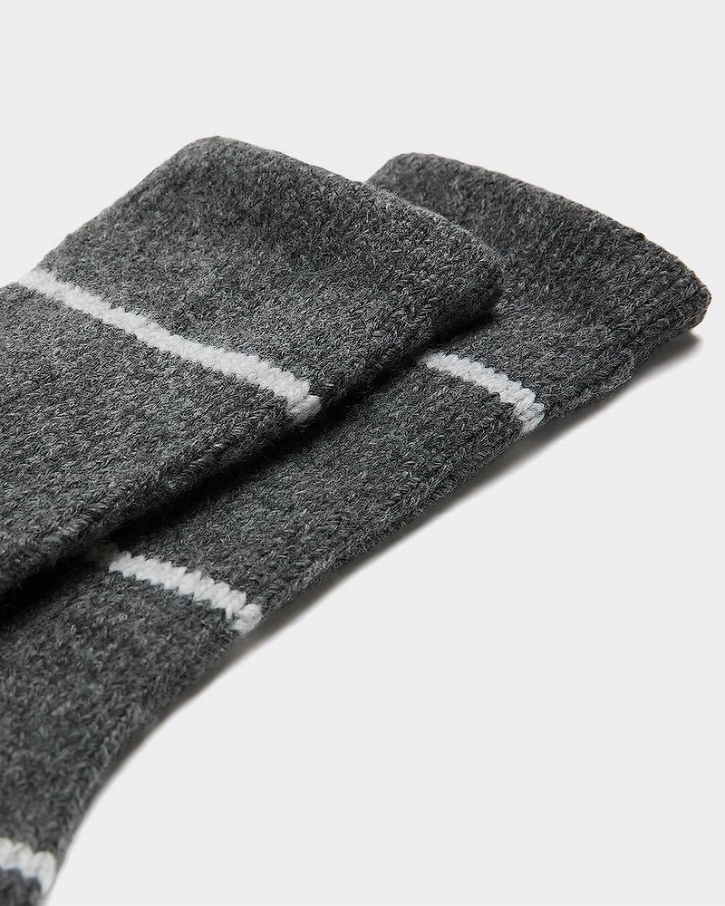Winter Socks with Stripes