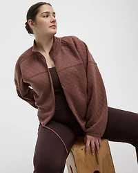 Veste en jacquard matelassé - Hyba