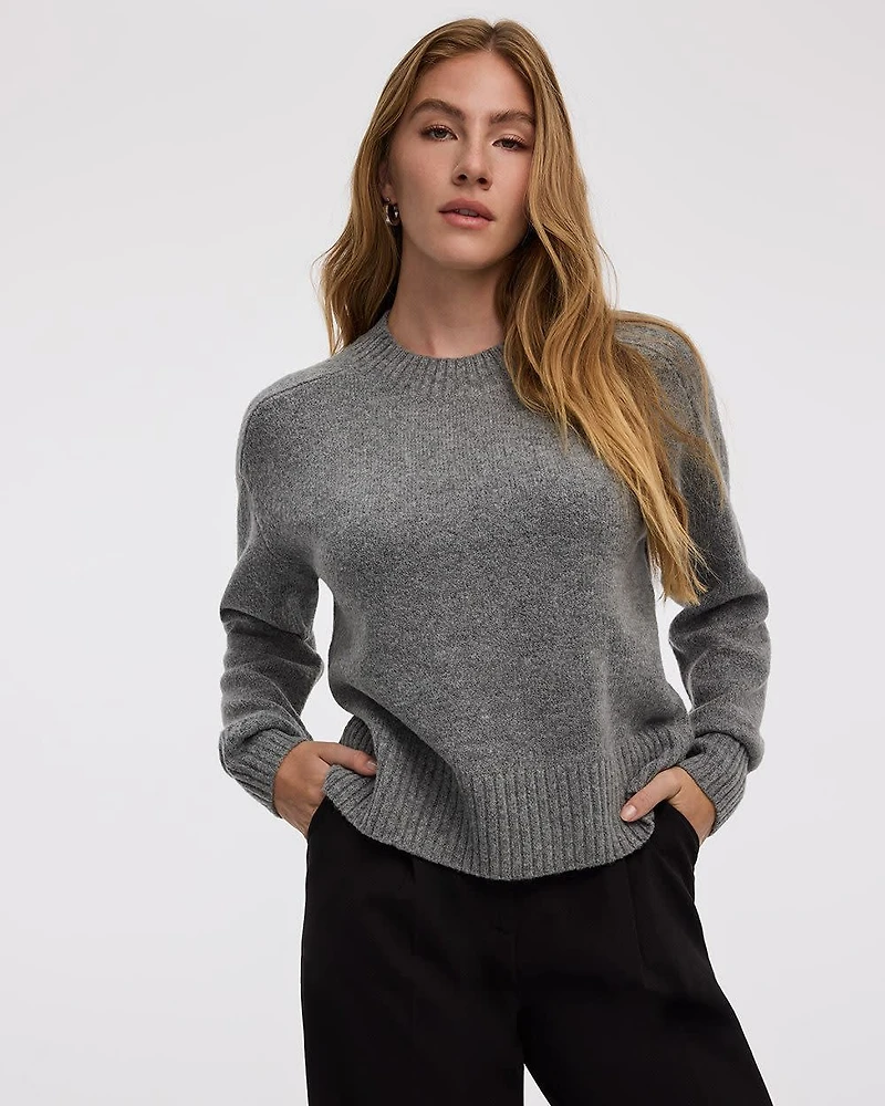 Pull DouceMaille à manches longues et col rond