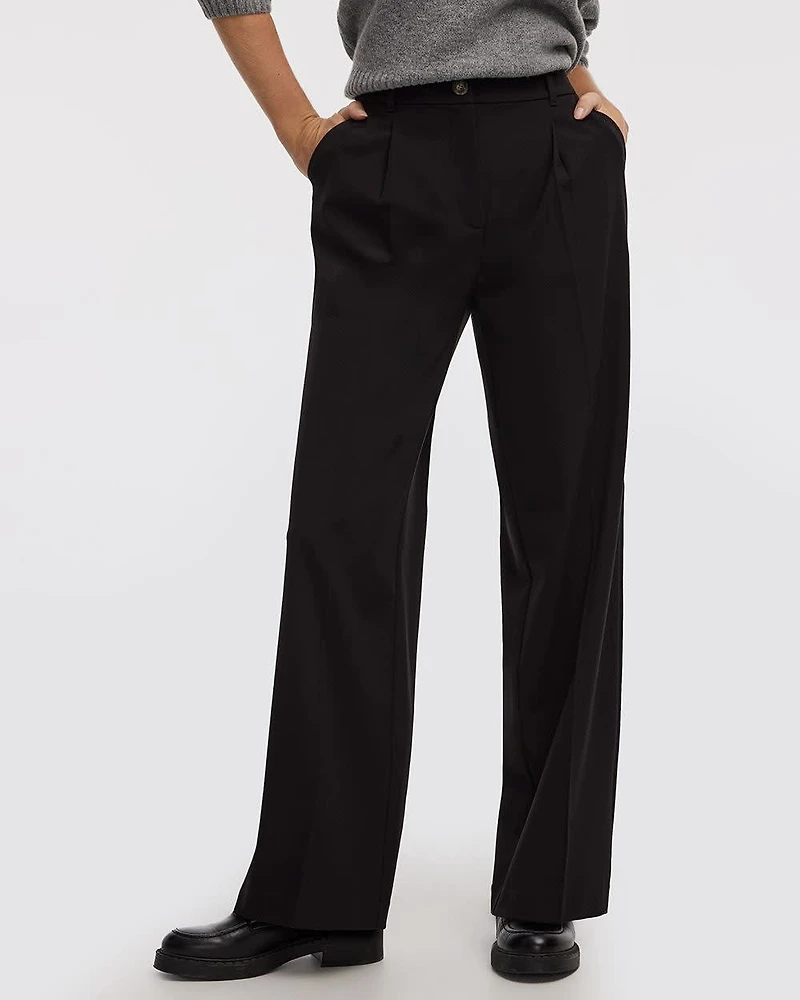 Wide-Leg High-Rise Pant