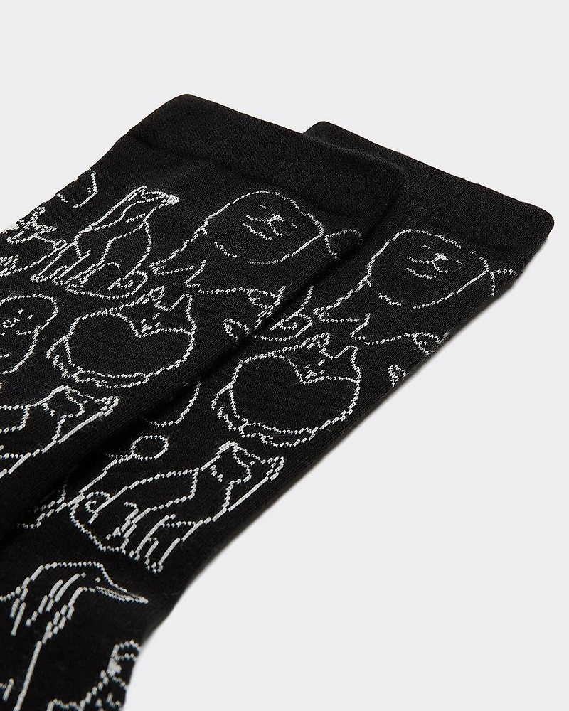 Bas classiques avec chiens