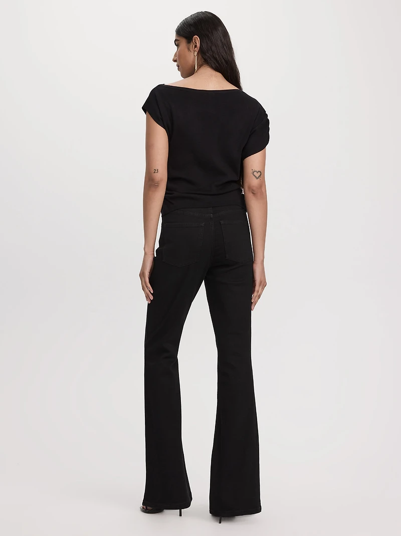 Short-Sleeve Off-the-Shoulder Top