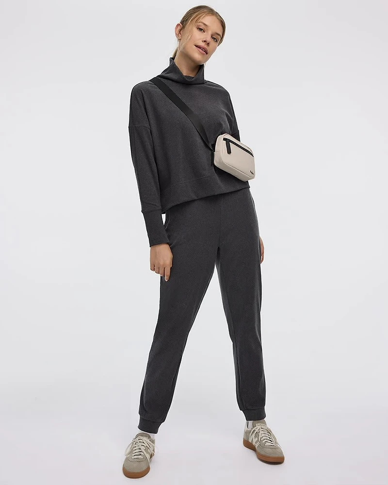 Pantalon jogger en tissu brossé - Hyba