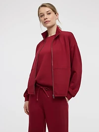 Mock-Neck Zipped Jacket - HYLUX Hyba