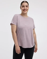 T-shirt à col rond et manches courtes