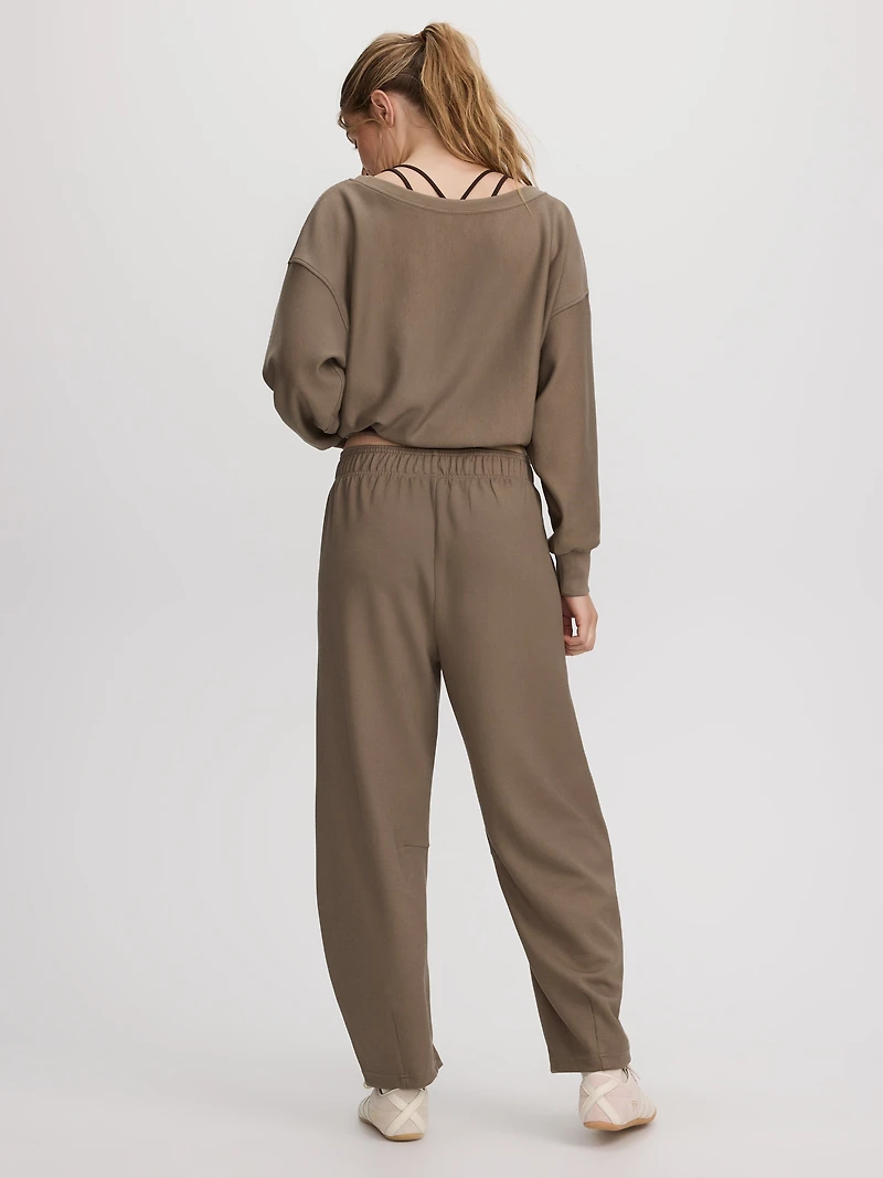Pantalon à enfiler jambe ballon