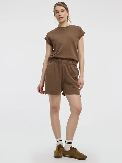 French Terry Bermuda Shorts