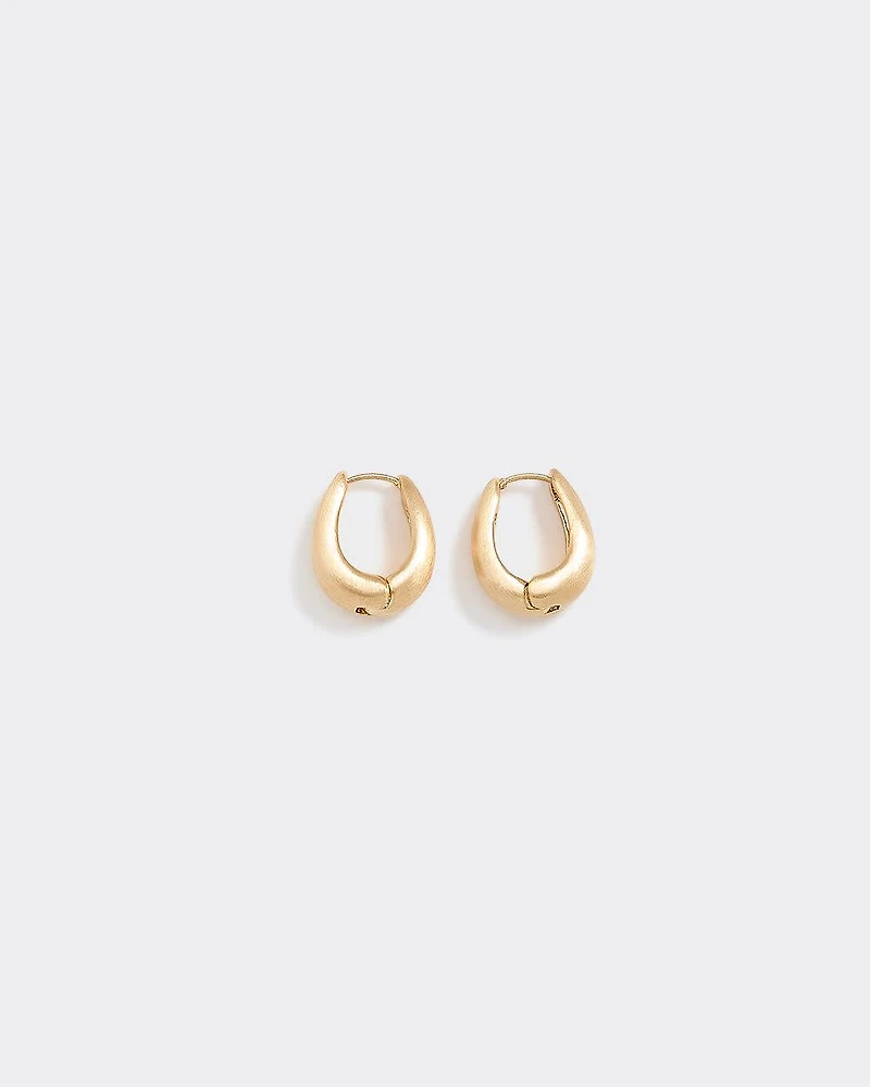Chunky Oval Hoops
