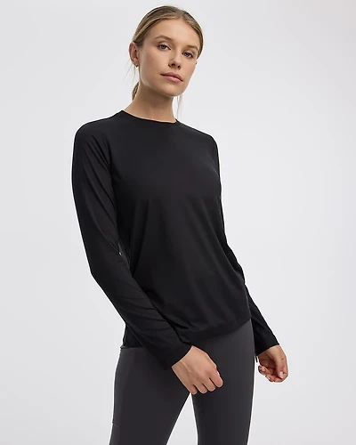 Long-Sleeve Crew-Neck T-Shirt - DRY-LUX (R) Hyba Essentials