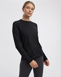 Long-Sleeve Crew-Neck T-Shirt - DRY-LUX (R) Hyba Essentials