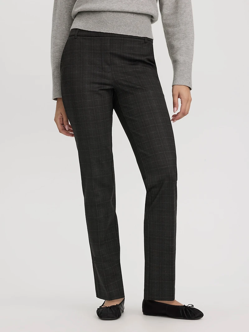 Straight-Leg High-Rise Pull-On Pants - The Modern Stretch (R)