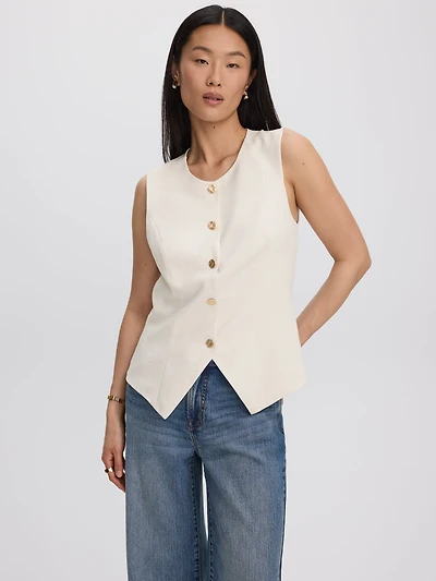 Sleeveless Fitted Vest