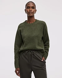 Long-Sleeve Crew-Neck PlushSoft Pullover