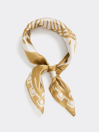 Foulard carré avec soleil