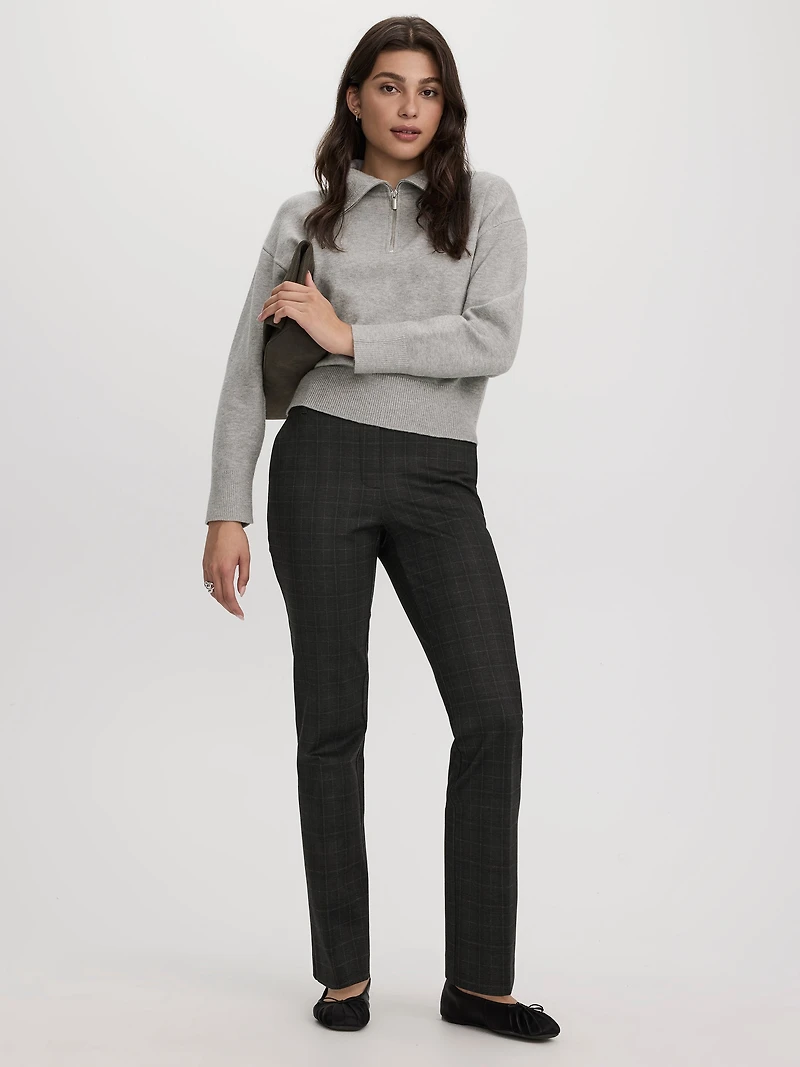 Straight-Leg High-Rise Pull-On Pants - The Modern Stretch (R)