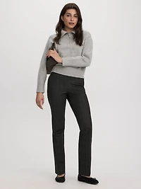 Straight-Leg High-Rise Pull-On Pants - The Modern Stretch (R)