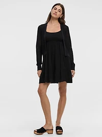 Long-Sleeve Fitted Bolero