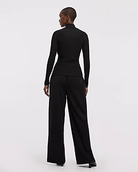 Long-Sleeve Turtleneck Top