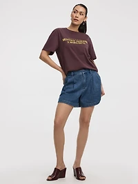 T-shirt à manches courtes et col rond