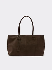 Sac fourre-tout en faux suède