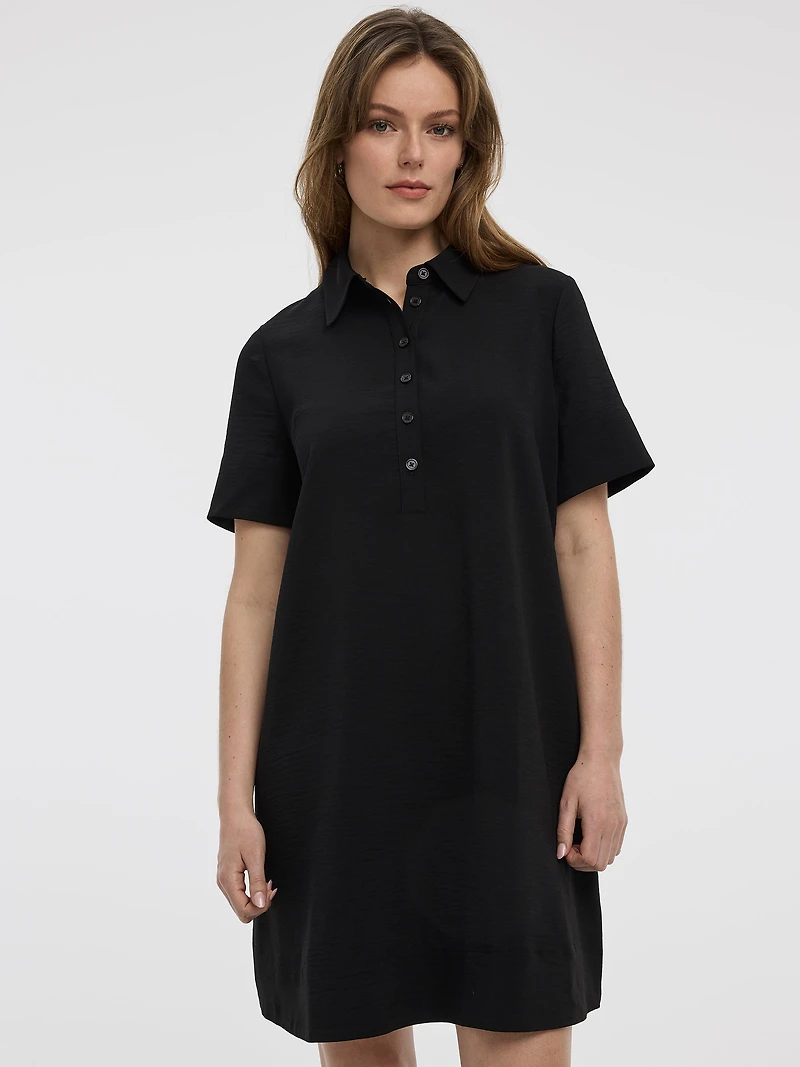 Robe polo à manches courtes