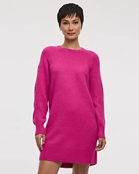 PlushSoft Long-Sleeve Crew-Neck Dress