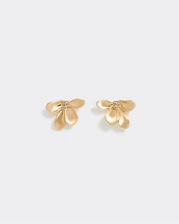 Half-Flower Earrings