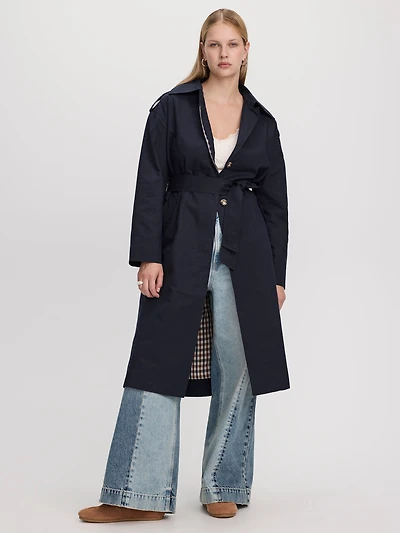 Manteau trench long