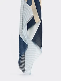 Striped Oblong Scarf