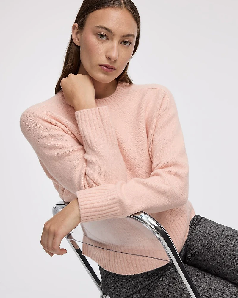 Long-Sleeve Crew-Neck PlushSoft Pullover