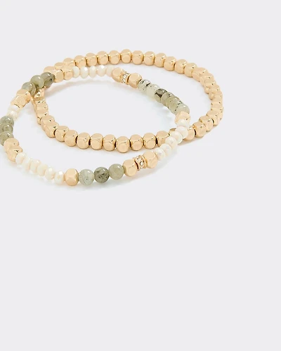 Beaded Bracelets - Set of 2