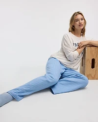 Straight-Leg Flannel Pyjama Pant