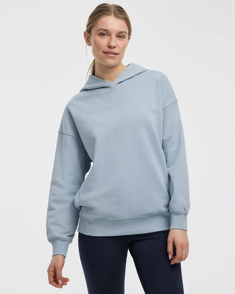 Pull à capuchon en French Terry