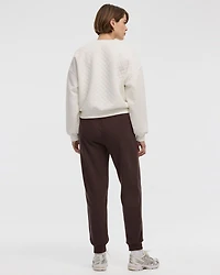 Quilted Henley Pullover - Hyba