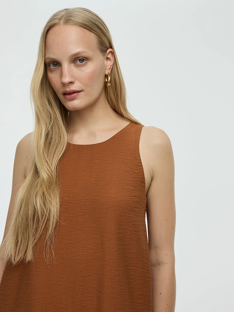 Robe midi sans manches