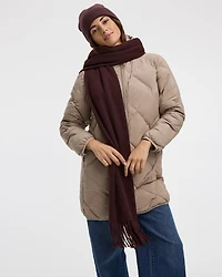 Foulard avec franges