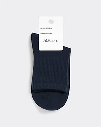 Ribbed Anklet Socks