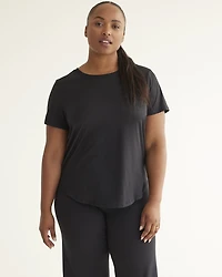 Short-Sleeve Crew-Neck Tee, Dry Lux Hyba Essentials