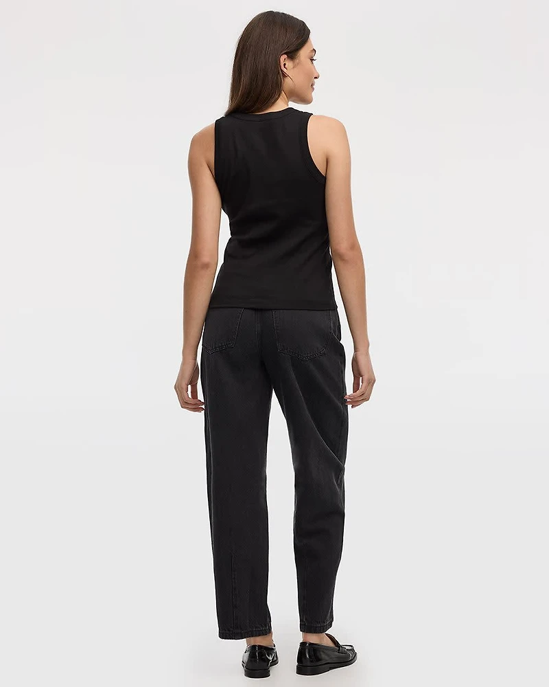 Ribbed Crew-Neck Tank - R Essentials