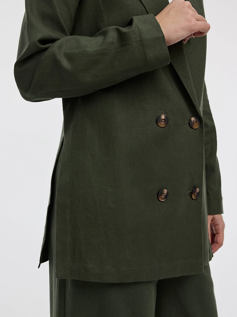 Veston à boutonnage double