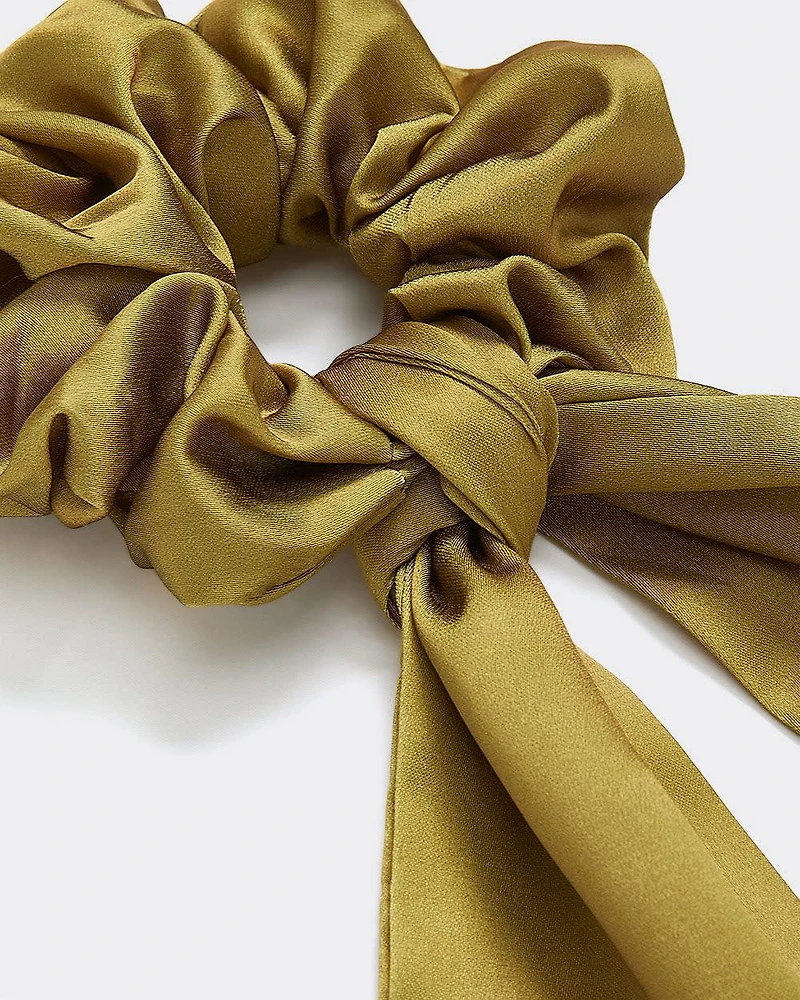 Chouchou foulard en satin