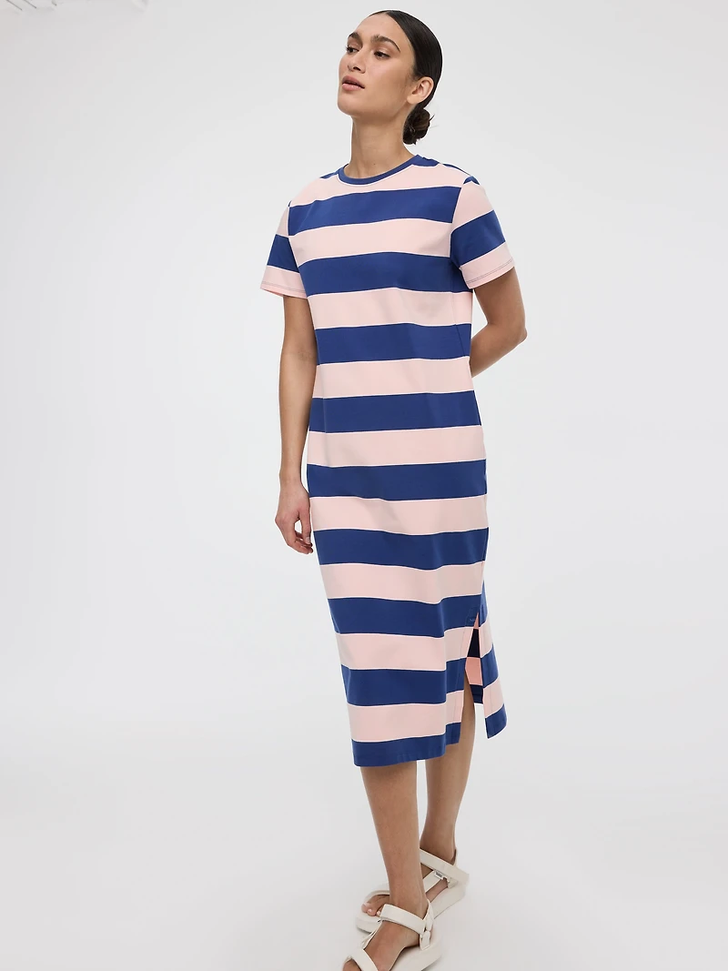 Striped T-Shirt Dress - Hyba