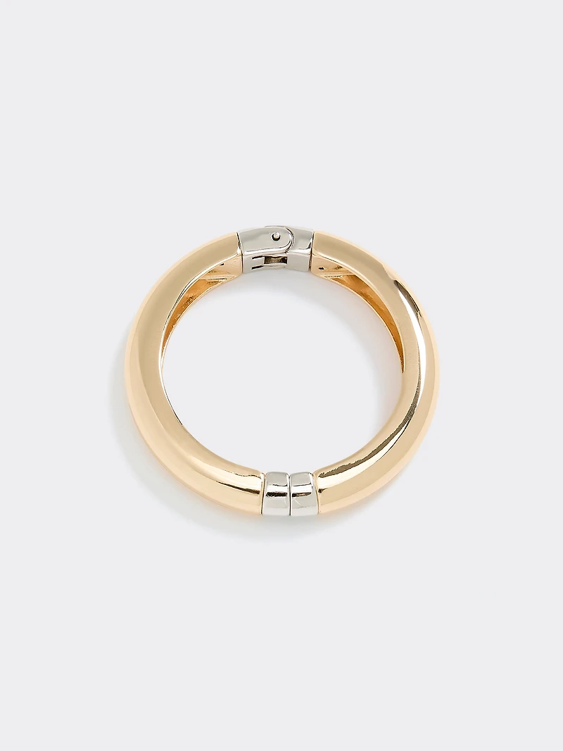 Two Tone Cuff Bracelet