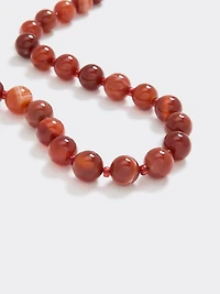 Agate Beaded Necklace