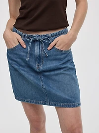 Jupe courte en denim