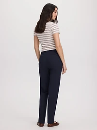 Straight-Leg High-Rise Pants