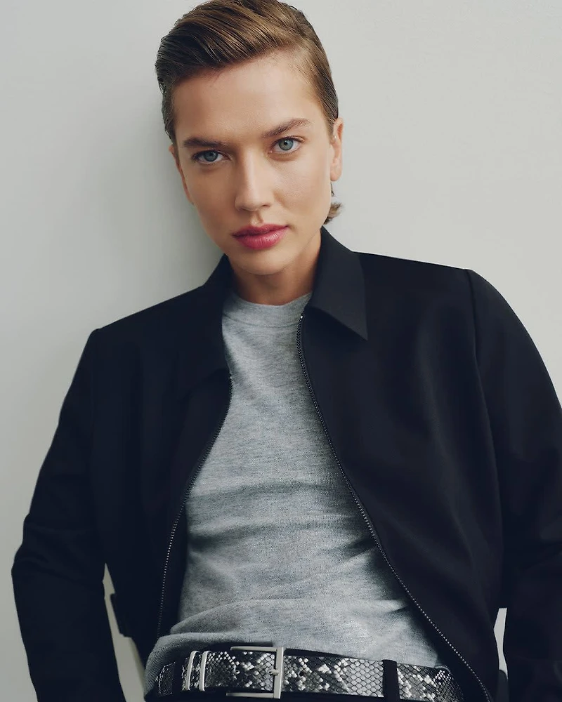 Ceinture en fausse peau de serpent