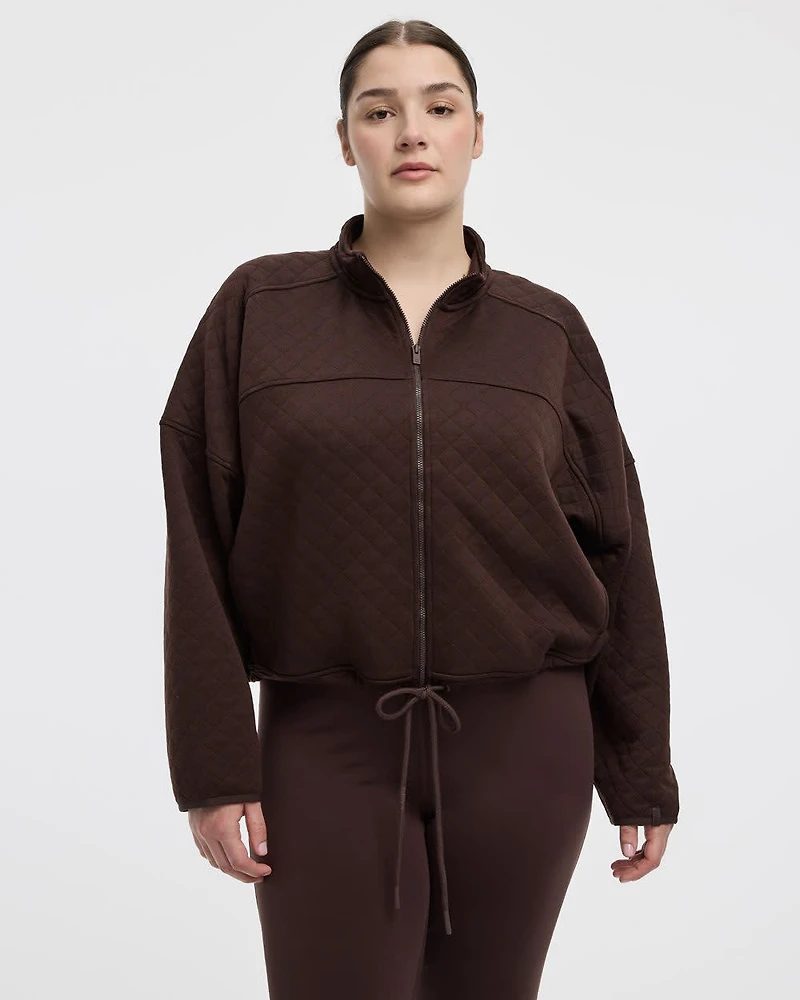 Quilted Jacquard Jacket - Hyba